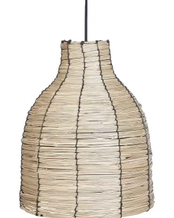 Discount Beliani Lampadario KELAKAS Vimini Naturale Naturale Nero