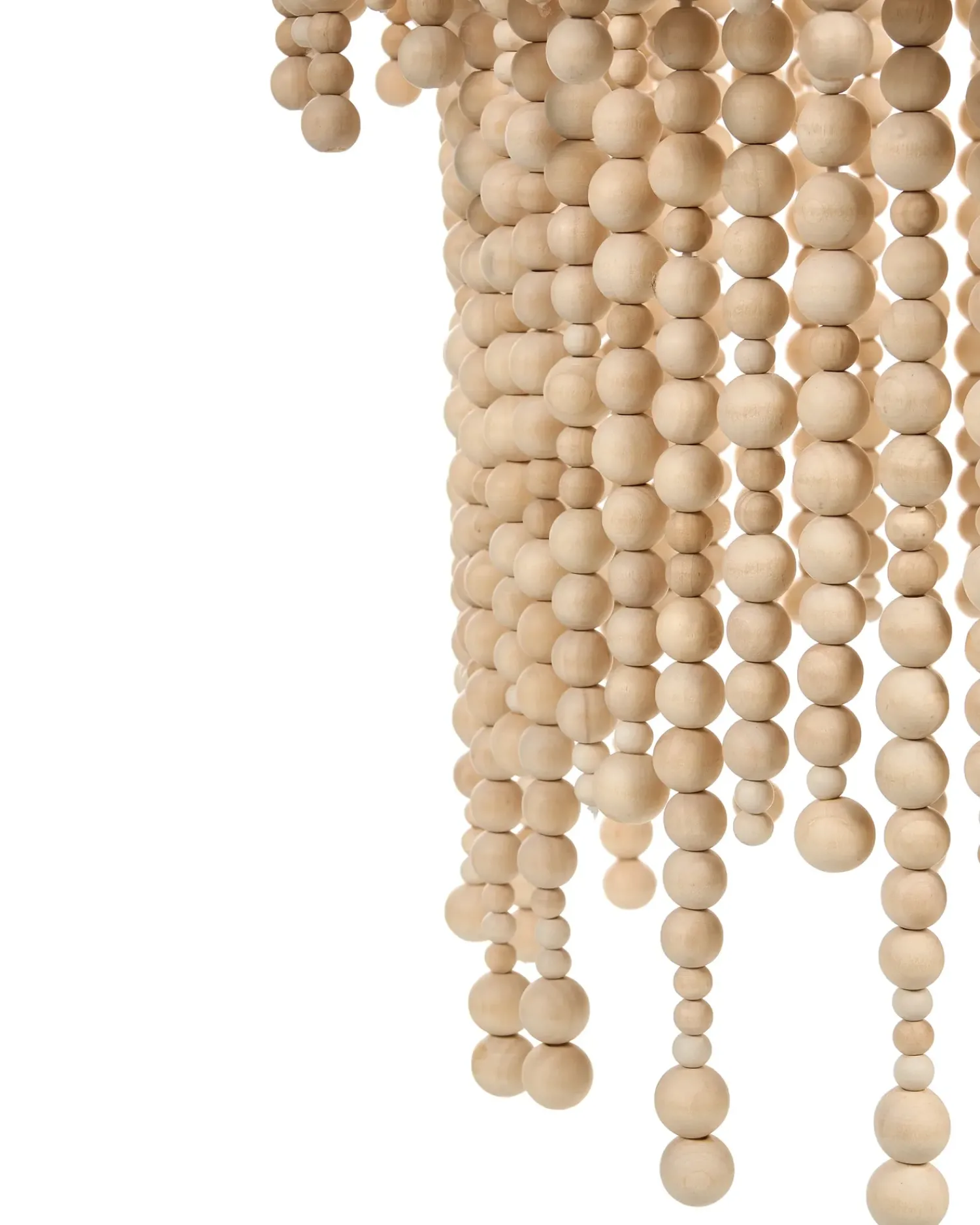 Best Beliani Lampadario KIRINDI Legno Marrone chiaro Bianco Marrone