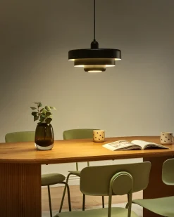 Beliani Lampadario KOLGA Metallo Nero
