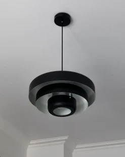 Beliani Lampadario KOLGA Metallo Nero
