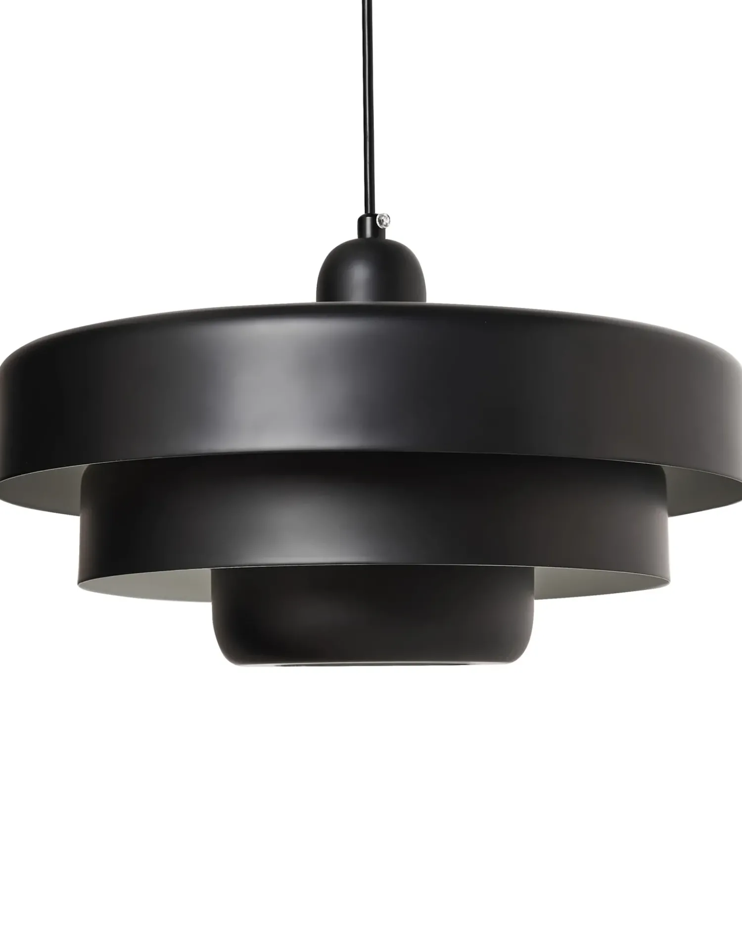 Beliani Lampadario KOLGA Metallo Nero