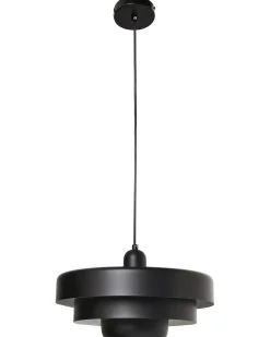 Beliani Lampadario KOLGA Metallo Nero
