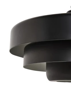 Beliani Lampadario KOLGA Metallo Nero