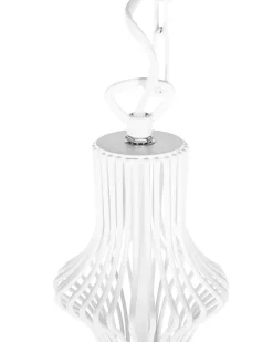 New Beliani Lampadario KOLVA Metallo Bianco