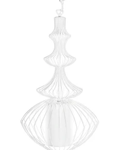New Beliani Lampadario KOLVA Metallo Bianco