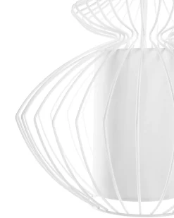 New Beliani Lampadario KOLVA Metallo Bianco