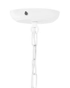 New Beliani Lampadario KOLVA Metallo Bianco