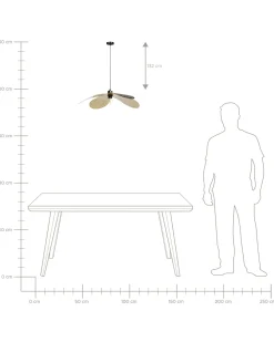 New Beliani Lampadario KOSHI Metallo Nero Nero Oro