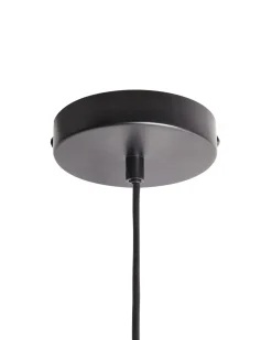 New Beliani Lampadario KOSHI Metallo Nero Nero Oro