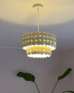 Online Beliani Lampadario KOTMALE Guscio di cocco chiaro Beige