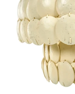 Online Beliani Lampadario KOTMALE Guscio di cocco chiaro Beige