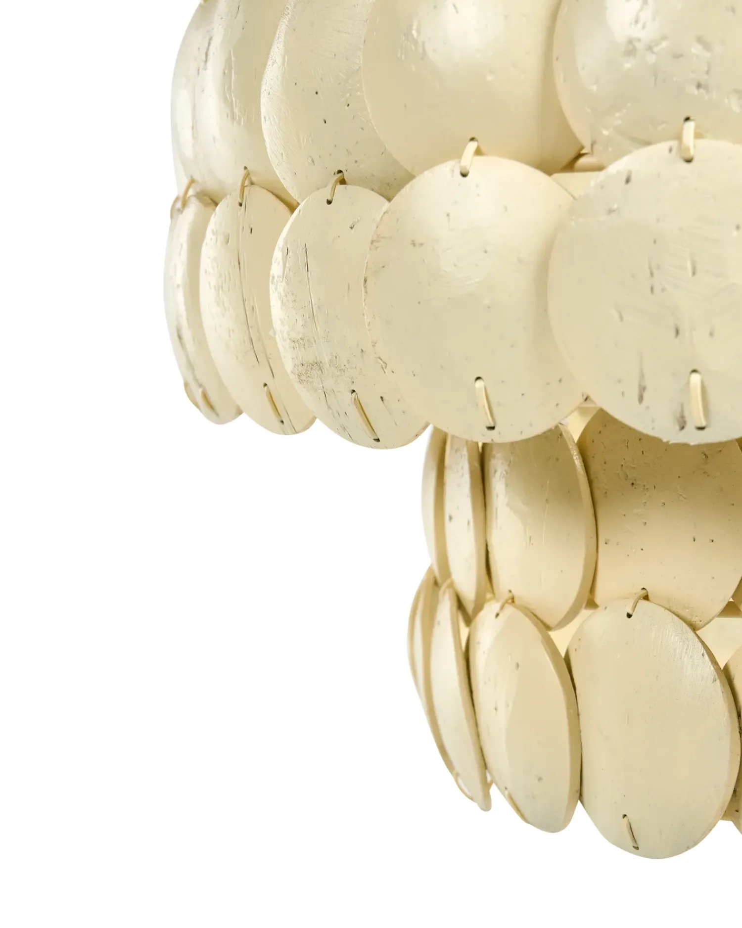 Online Beliani Lampadario KOTMALE Guscio di cocco chiaro Beige