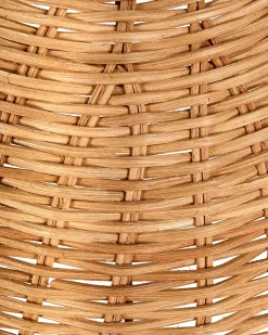 Hot Beliani Lampadario KUKULE Rattan Naturale Beige Naturale Oro