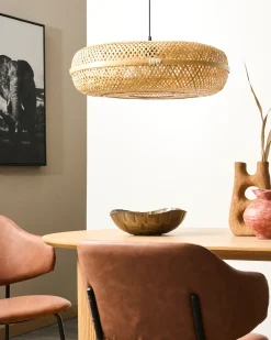 New Beliani Lampadario LAJAS Bambù Naturale