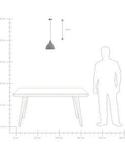 Online Beliani Lampadario LAMBRO Cemento chiaro Grigio