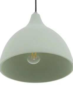 New Beliani Lampadario LAMBRO Cemento chiaro Verde