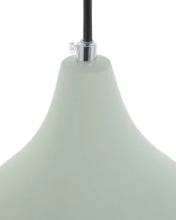 New Beliani Lampadario LAMBRO Cemento chiaro Verde