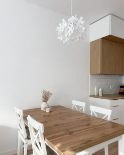 Beliani Lampadario LAMONE Bianco