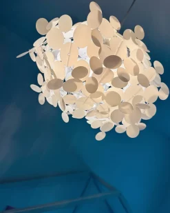 Beliani Lampadario LAMONE Bianco