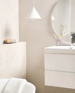 Sale Beliani Lampadario LEYRE Metallo Bianco