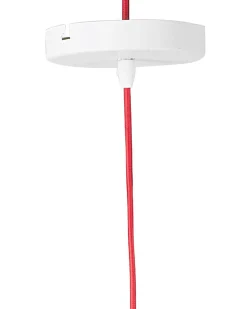 Beliani Lampadario LIARD Metallo Bianco Bianco Oro