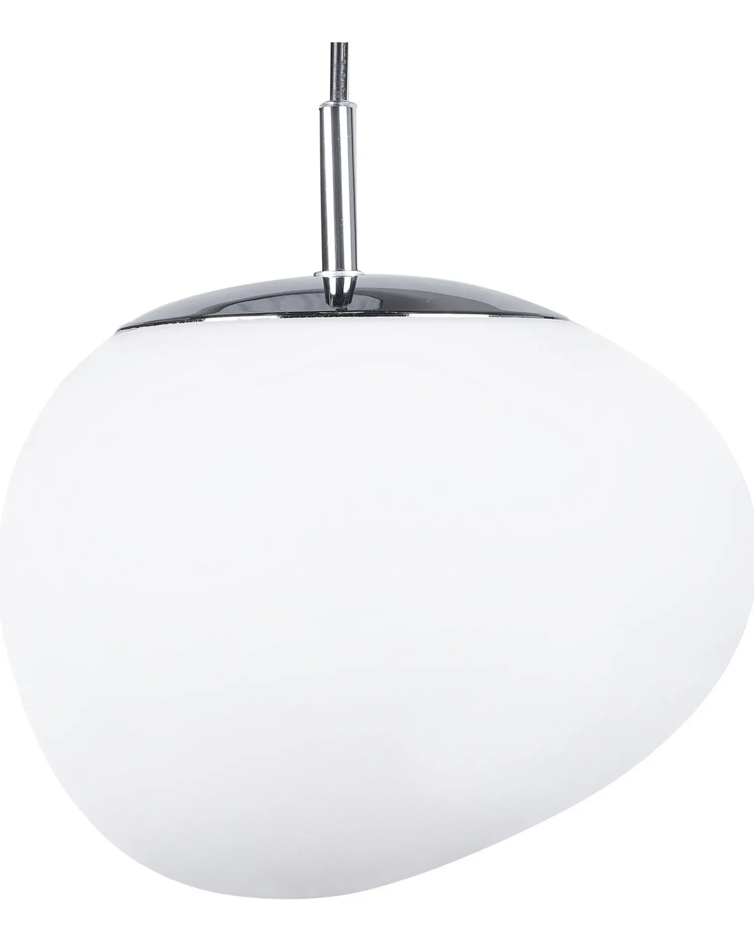 New Beliani Lampadario LIFFEL Vetro Bianco