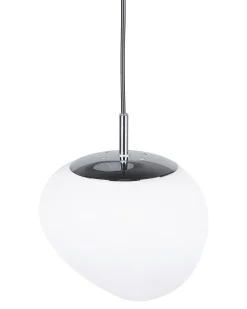 New Beliani Lampadario LIFFEL Vetro Bianco