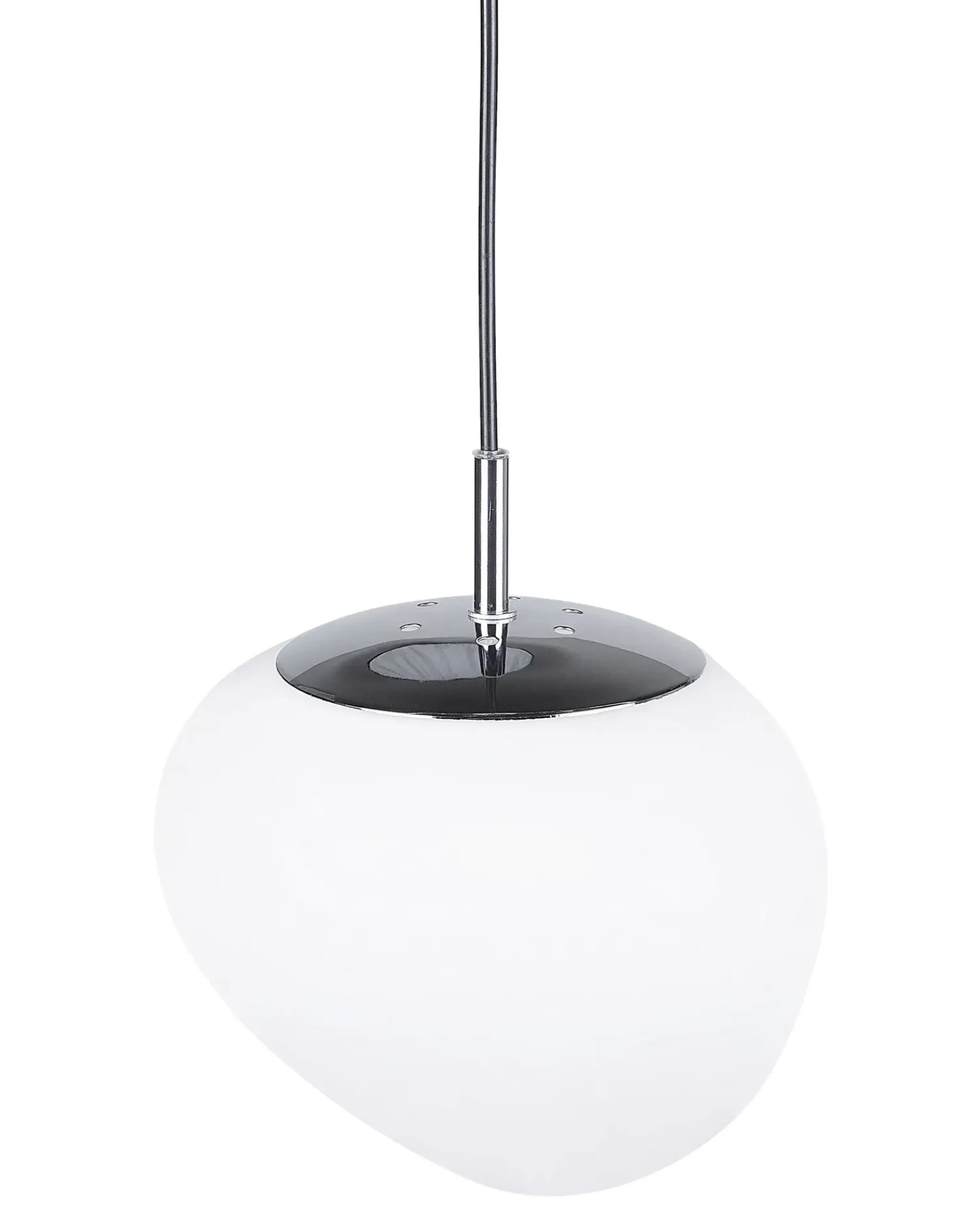 New Beliani Lampadario LIFFEL Vetro Bianco