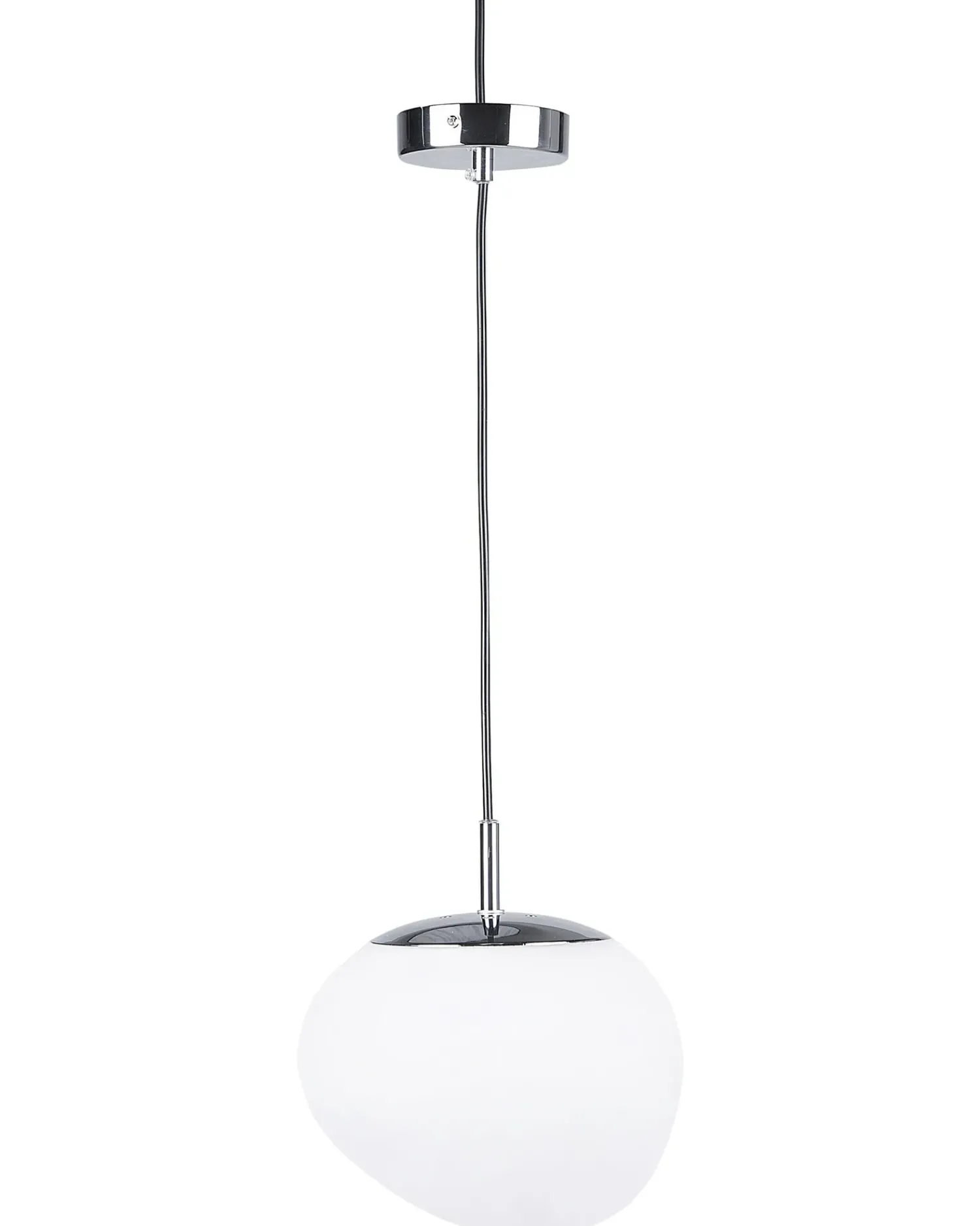 New Beliani Lampadario LIFFEL Vetro Bianco