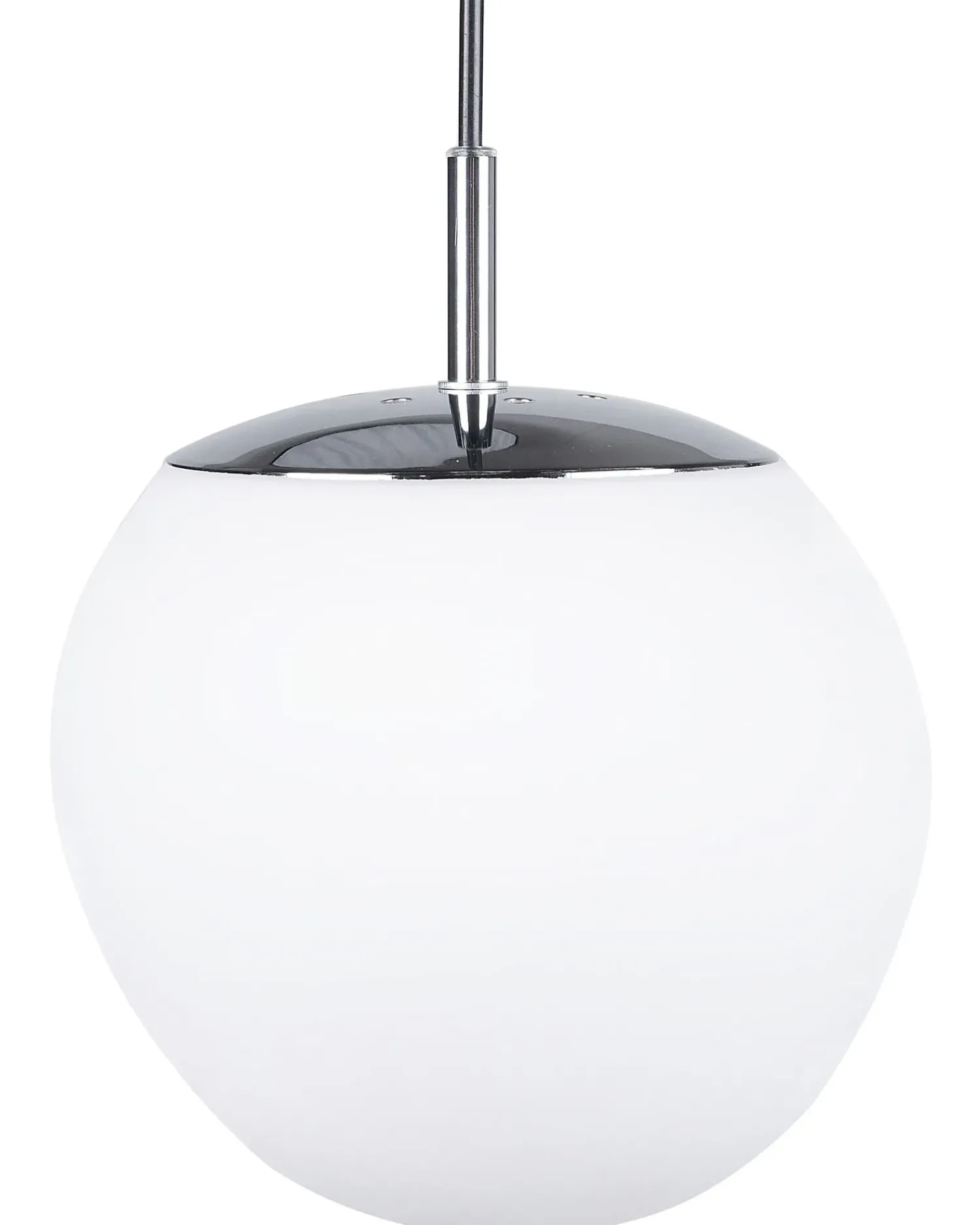 New Beliani Lampadario LIFFEL Vetro Bianco