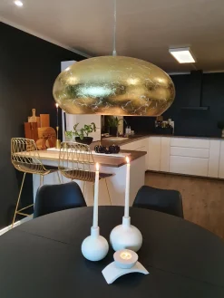 Beliani Lampadario LIMNATIS Metallo Oro