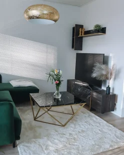 Beliani Lampadario LIMNATIS Metallo Oro