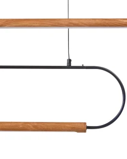 Hot Beliani Lampadario LOGONE Metallo Nero Marrone Nero