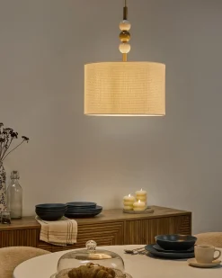 Sale Beliani LOKY Metallo Bianco/Beige Bianco Beige