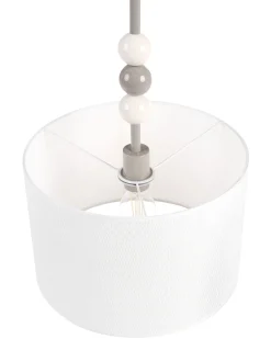 Sale Beliani LOKY Metallo Bianco/Beige Bianco Beige