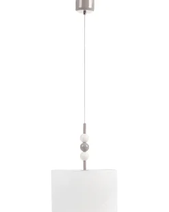 Sale Beliani LOKY Metallo Bianco/Beige Bianco Beige