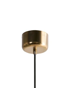 Outlet Beliani LOKY Metallo Ottone Bianco Ottone