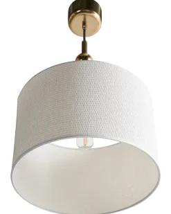 Outlet Beliani LOKY Metallo Ottone Bianco Ottone