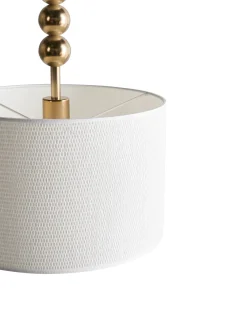 Outlet Beliani LOKY Metallo Ottone Bianco Ottone