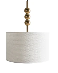 Outlet Beliani LOKY Metallo Ottone Bianco Ottone