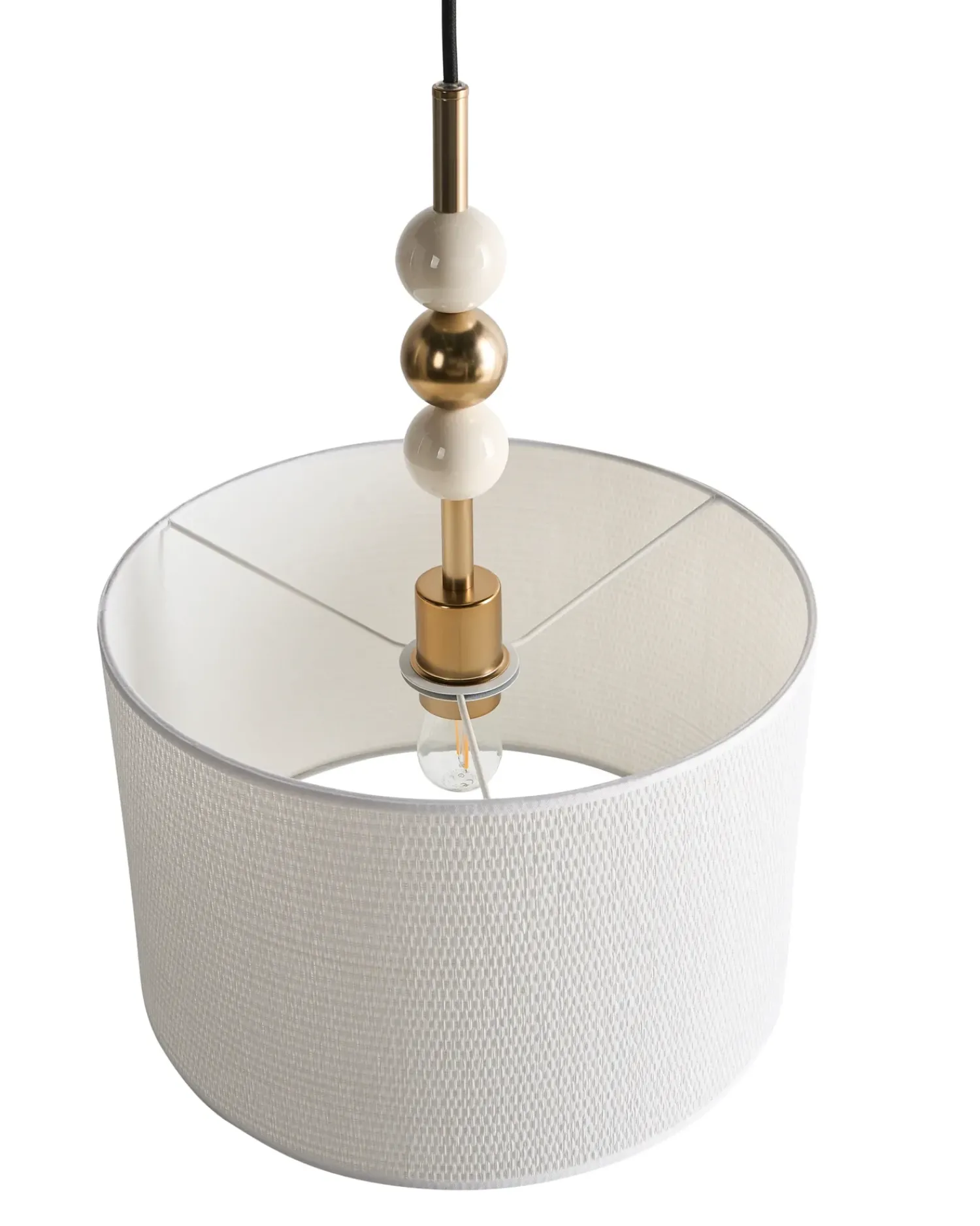 Best Beliani LOKY Metallo Ottone/Beige Bianco Beige Ottone