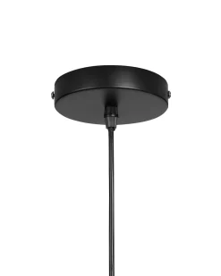 Sale Beliani Lampadario LUNGA Metallo Nero Beige Nero