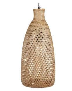 Discount Beliani Lampadario LWELA Bambù Naturale Marrone