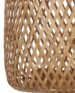 Discount Beliani Lampadario LWELA Bambù Naturale Marrone
