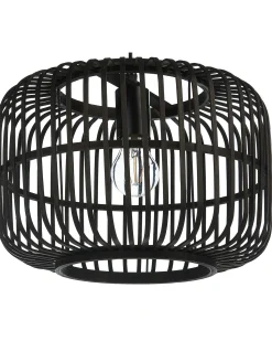 Discount Beliani Lampadario MACHEKE Bambù Nero