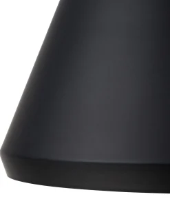 Beliani Lampadario MACKENZIE Metallo Nero Oro Nero