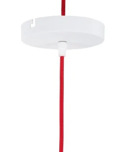 Beliani Lampadario MACKENZIE Metallo Bianco Bianco Oro