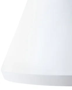 Beliani Lampadario MACKENZIE Metallo Bianco Bianco Oro