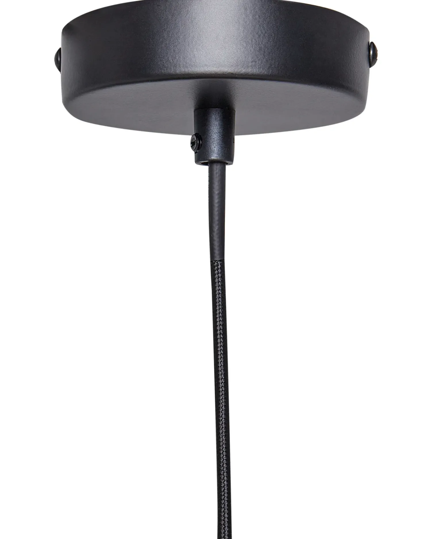 Beliani Lampadario MAGECH Vimini Naturale Beige Naturale Nero