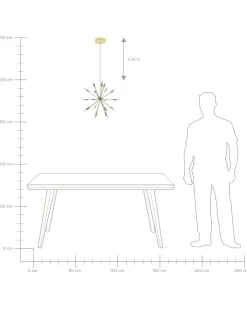 Best Beliani Lampadario MAGUSE Metallo Oro